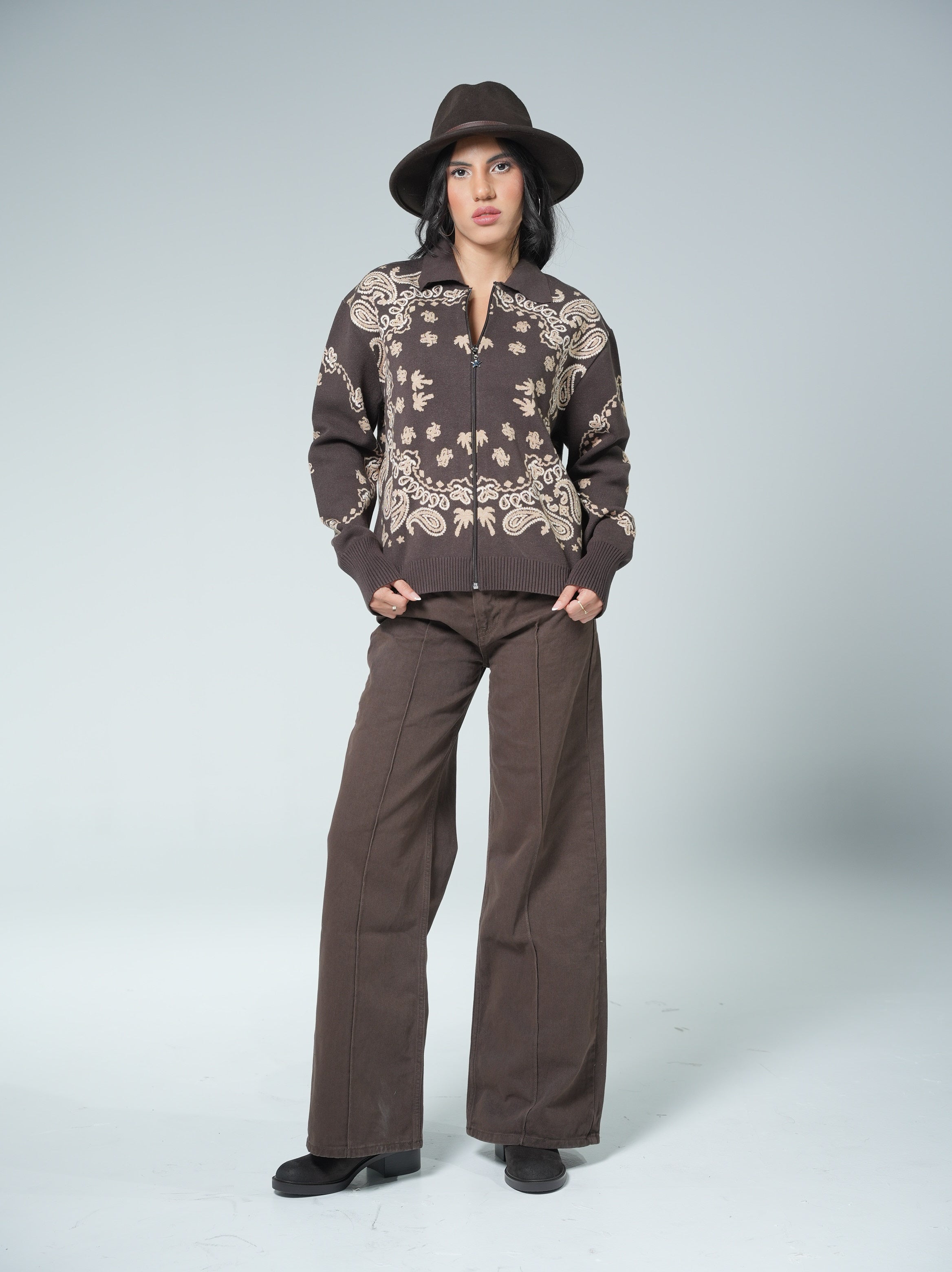 The Caprica Zip-Up Cardigan