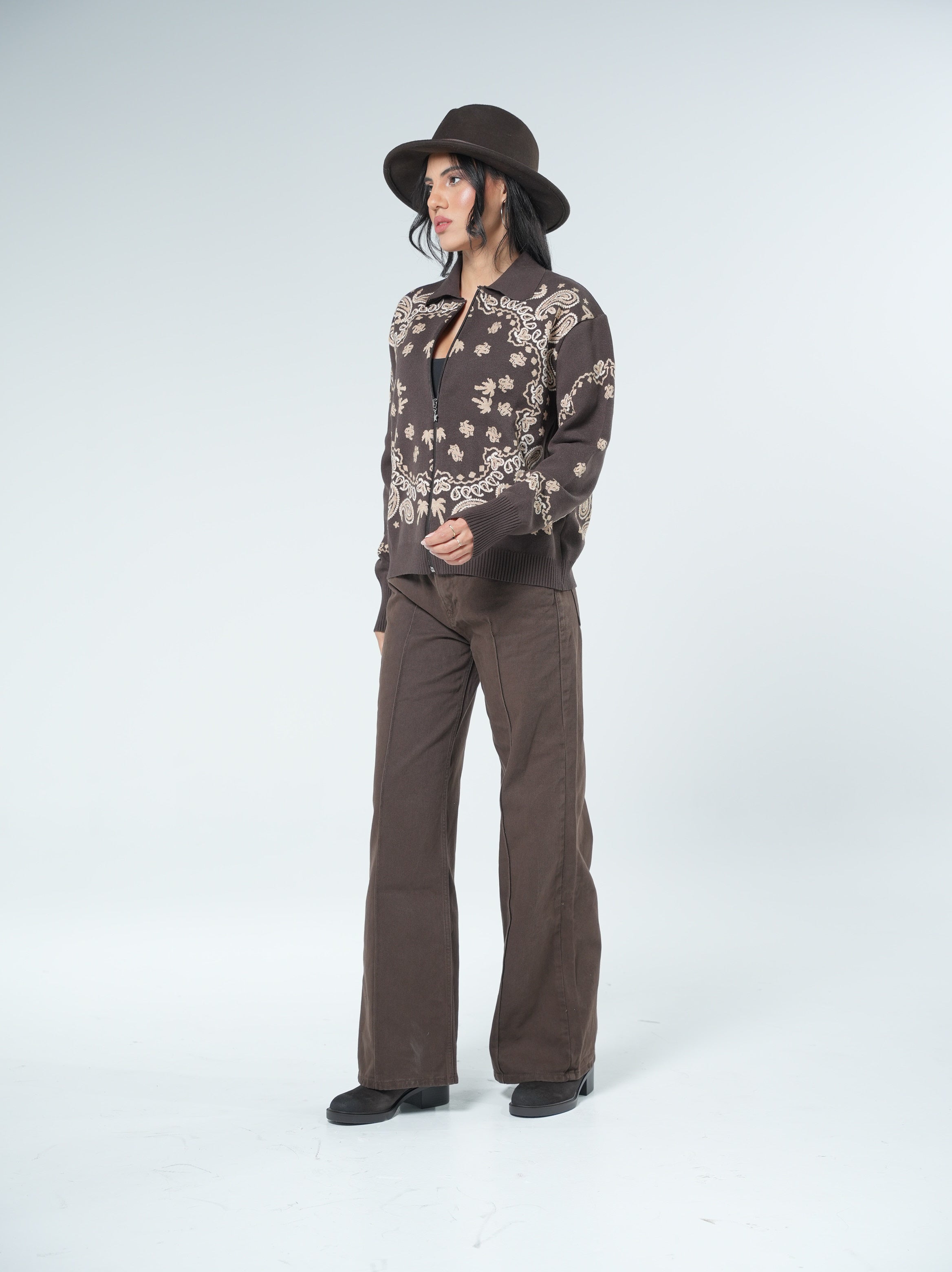 The Caprica Zip-Up Cardigan