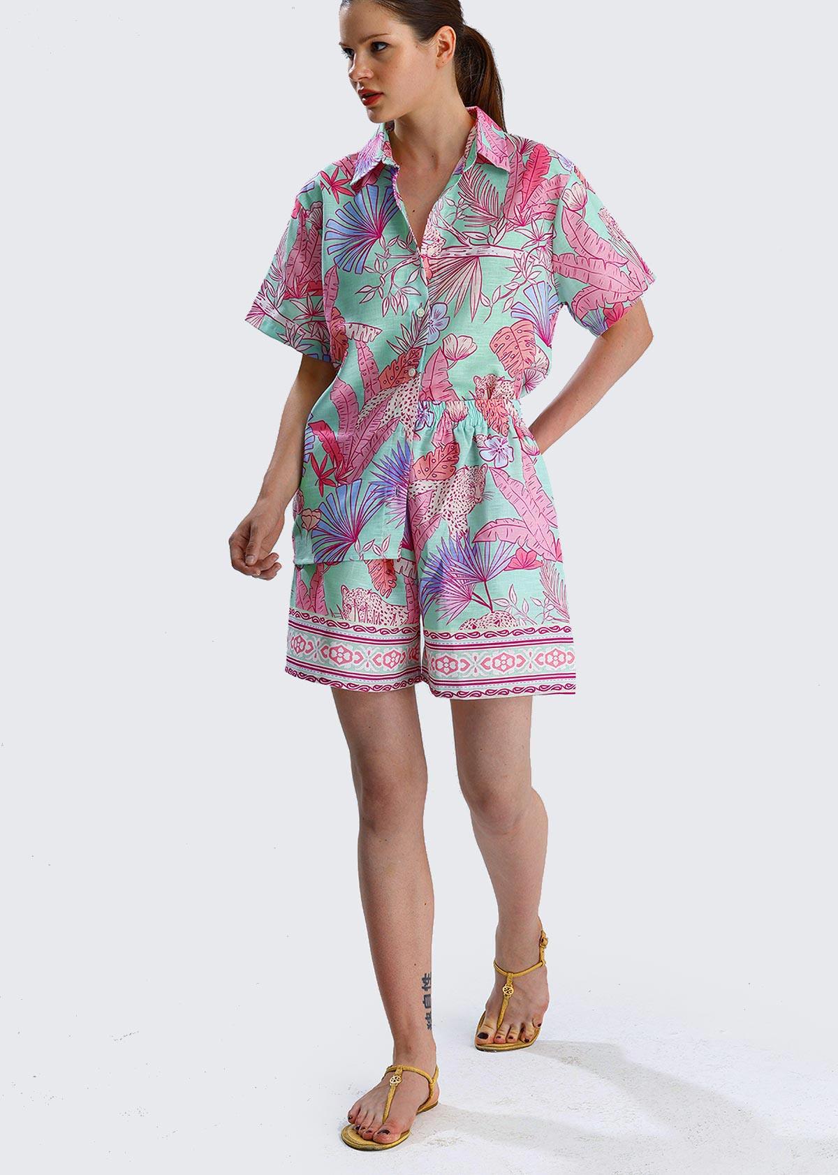 The AGUA Tropical Print Shorts