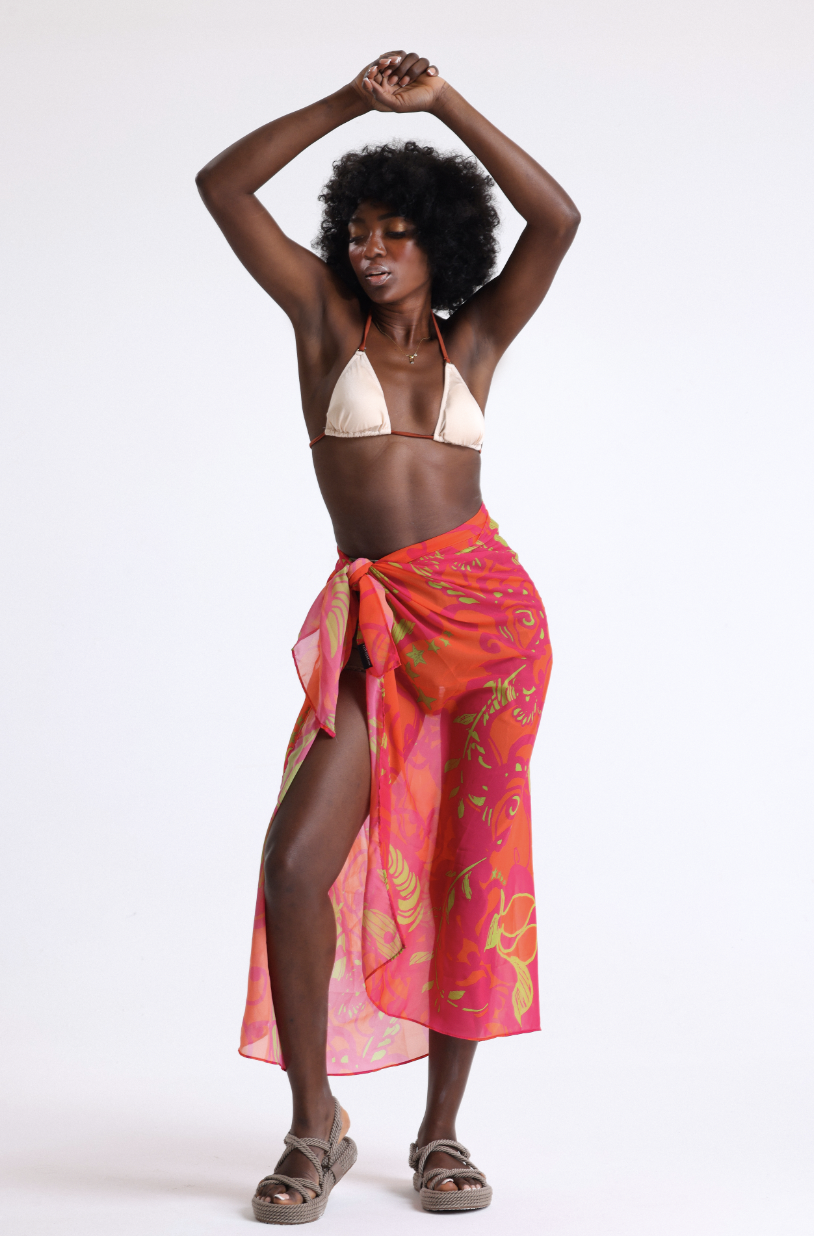 The ORNETA Abstract Print Pareo